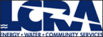 Logo of ICBA emphasizing energy, water, and community services.